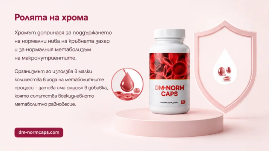 DM-Norm — хромът и нормалните нива на кръвната захар