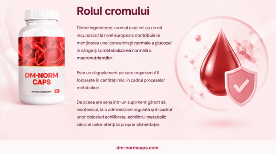 DM-Norm — хромът и нормалните нива на кръвната захар